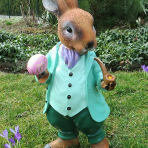 Osterhase mit Osterei, 46 cm hoch 3