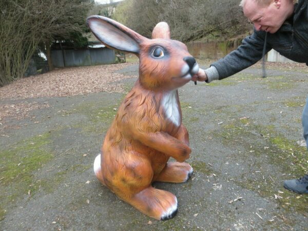 Riesiger Hase für die Osterdeko, 115 cm hoch 5