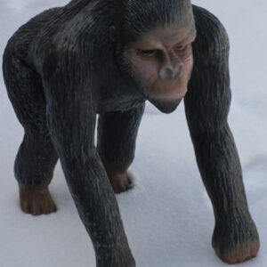 Gorilla Deko Jungtier, laufend, 75 cm hoch