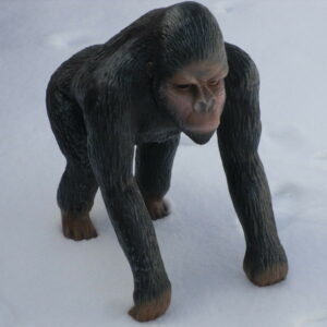 Deko Gorilla Jungtier, laufend, 75 cm hoch