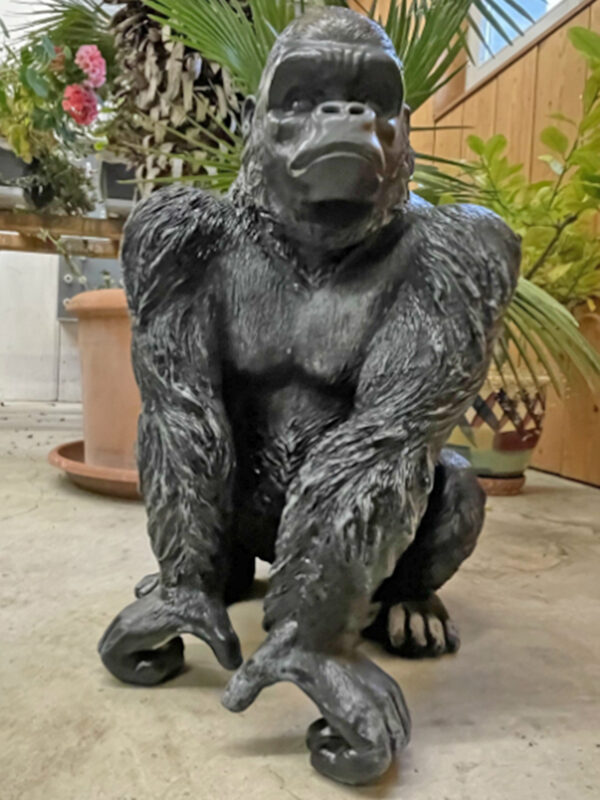 Junger Gorilla, hockend, 58 cm hoch 7