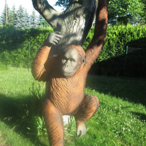 Deko Affe lebensgrosser Orang Utan, 2,4 Meter hoch 4