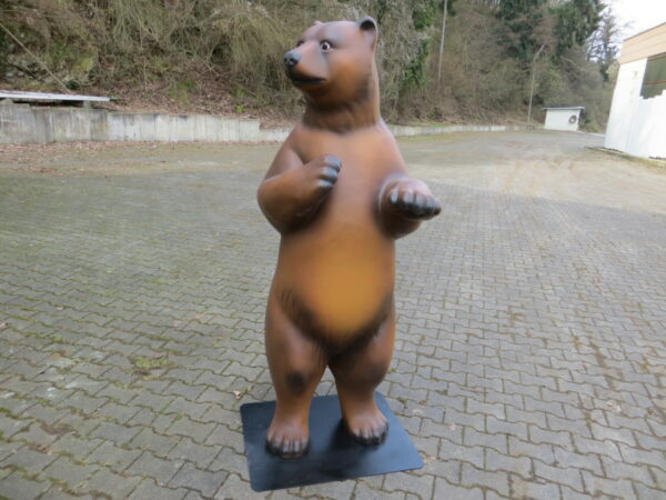 Braunbär Dekofigur aufrecht stehend, 185 cm hoch 2