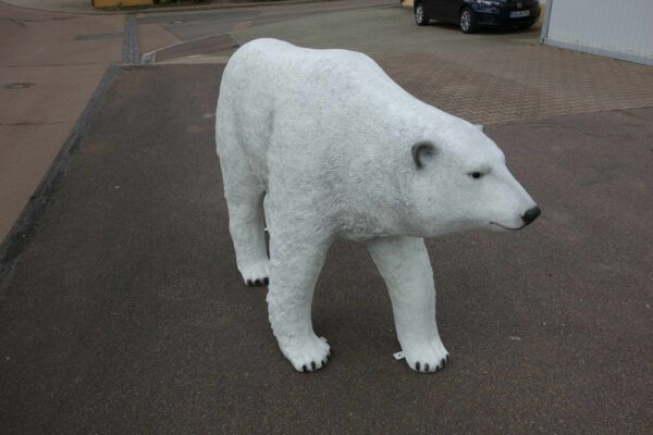 Deko Eisbär lebensgross, 190 cm lang 10