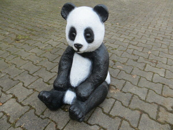 Pandabär Figur sitzend, 70 cm hoch 2