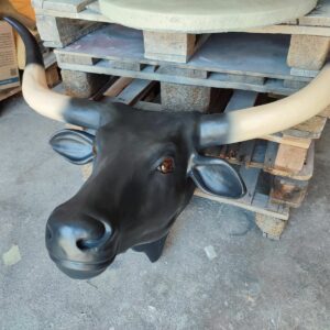 Büffelkopf Deko für die Wand, 110 cm breit 1
