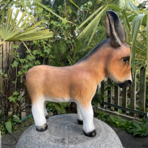 Deko Esel Gartenfigur, stehend, 50 cm hoch 4
