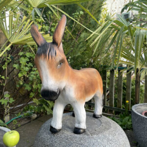 Deko Esel Gartenfigur, stehend, 50 cm hoch 3