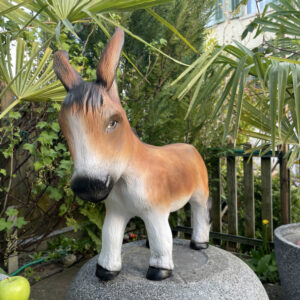 Deko Esel Gartenfigur, stehend, 50 cm hoch 6