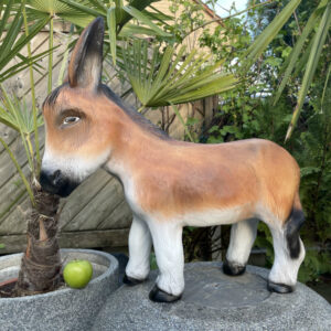 Deko Esel Gartenfigur, stehend, 50 cm hoch 5