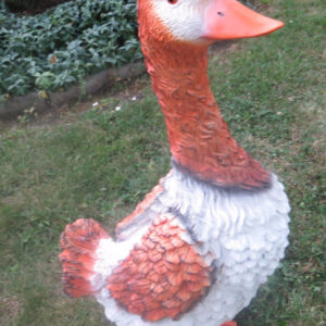 Grosse Deko Gans für den Garten, verschiedene Farben, 75 cm 2