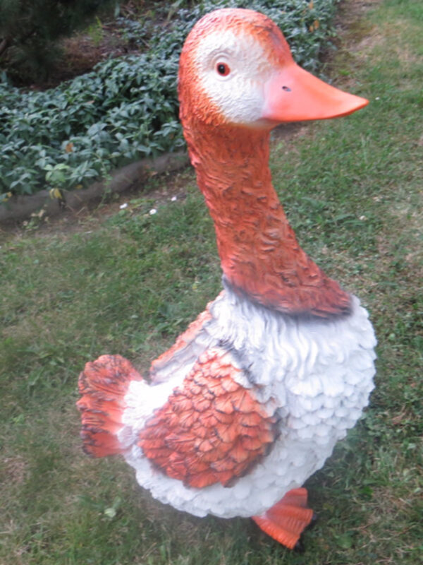 Grosse Deko Gans für den Garten, verschiedene Farben, 75 cm 3