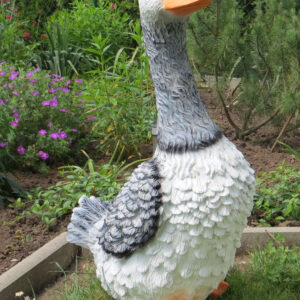 Grosse Deko Gans für den Garten, verschiedene Farben, 75 cm 3