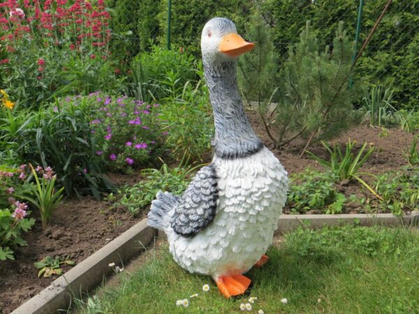 Grosse Deko Gans für den Garten, verschiedene Farben, 75 cm 9