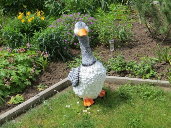 Grosse Deko Gans für den Garten, verschiedene Farben, 75 cm 10