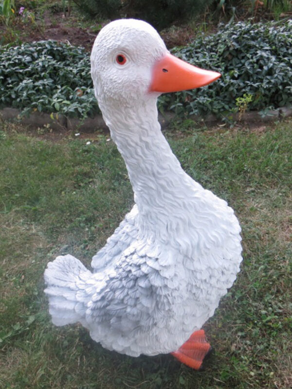 Grosse Deko Gans für den Garten, verschiedene Farben, 75 cm