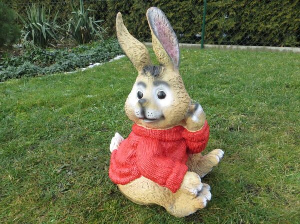 Süsser Deko Hase mit Pullover, 50 cm hoch 5