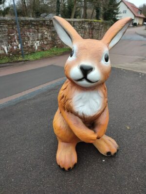 XXL Deko Hase für den Garten, 115 cm hoch