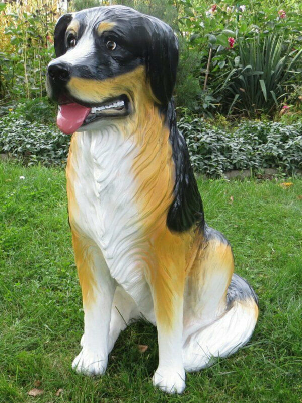 Berner Sennenhund Dekofigur, sitzend, 80 cm hoch 5