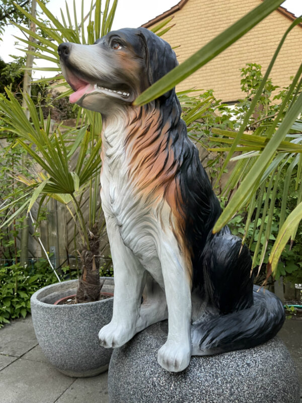 Berner Sennenhund Dekofigur, sitzend, 80 cm hoch 6