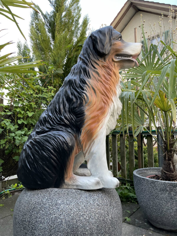 Berner Sennenhund Dekofigur, sitzend, 80 cm hoch 9