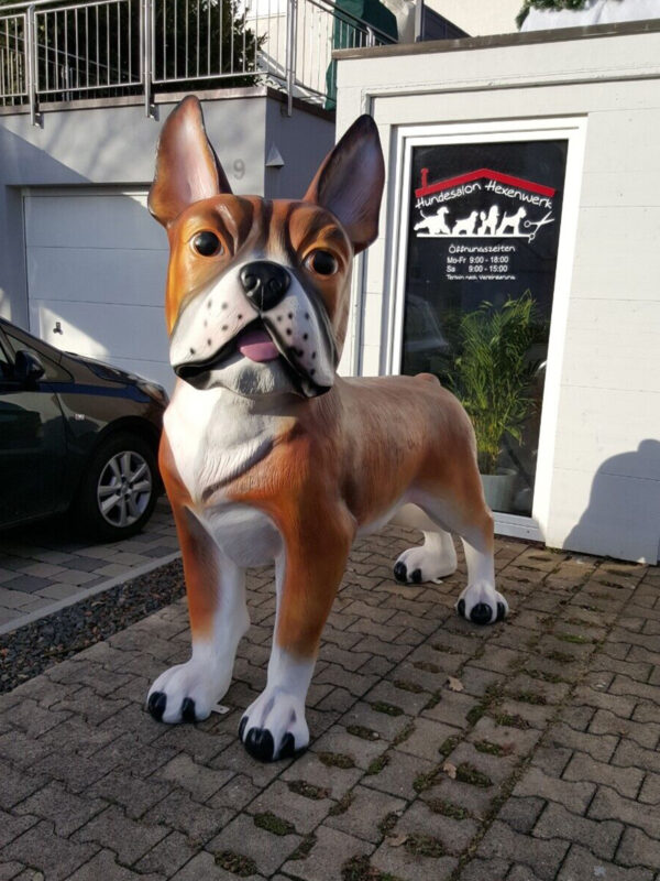 Französische Bulldogge XXL Dekofigur, stehend, 175 cm hoch 2