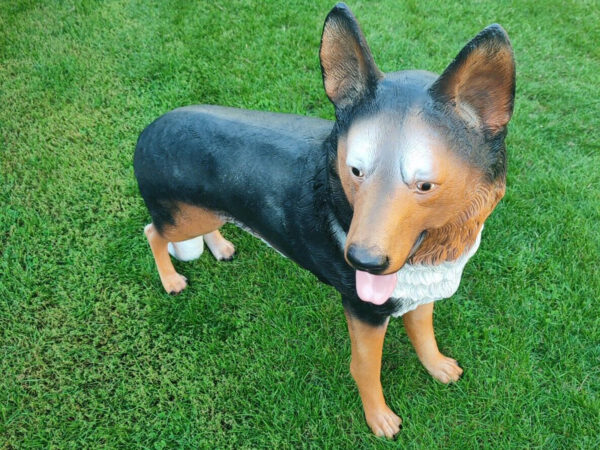 Stehender deutscher Schäferhund für den Garten, 110 cm lang 3