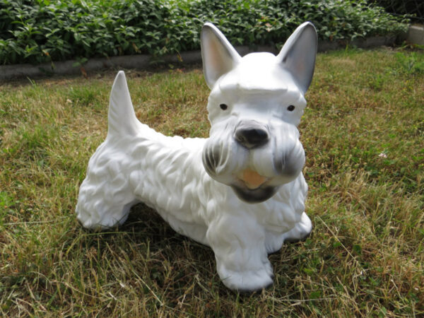 Scotch Terrier Dekofigur stehend für den Garten, 30 cm hoch 2