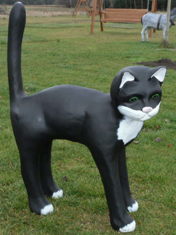 Riesige Katzenfigur für Gartendeko, 105 cm hoch 2