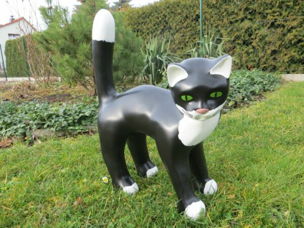 Katze Gartendekofigur, stehend, 45 cm hoch 2