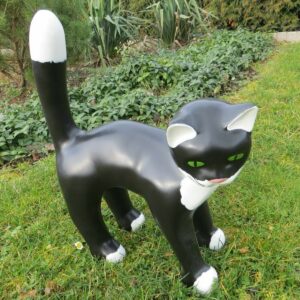 Gartendekofigur Katze, stehend, 45 cm hoch 2
