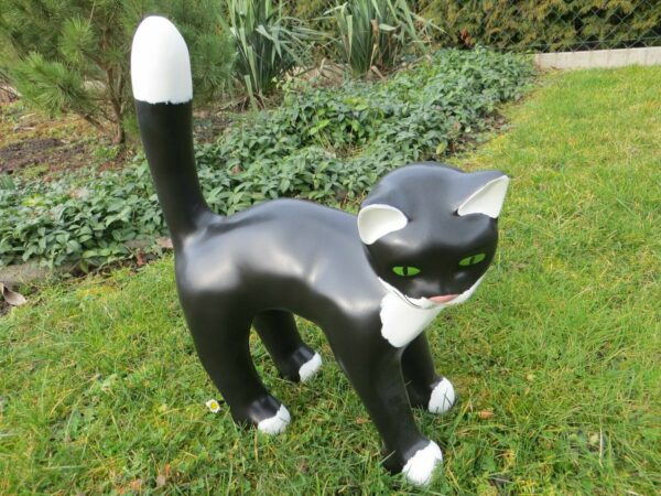 Katze Gartendekofigur, stehend, 45 cm hoch 3