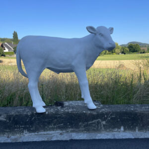 Dekokalb weiss grundiert zum selber bemalen, 100 cm hoch 4