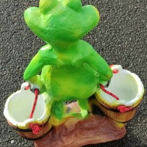 Froschfigur mit 2 Eimern für Gartendeko, 50 cm hoch 4