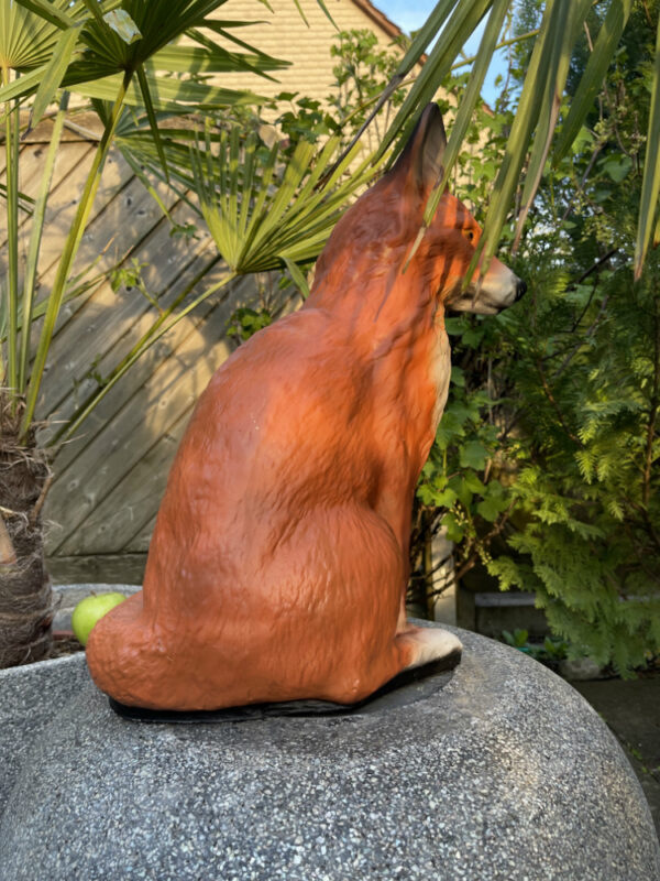 Fuchs für die Gartendeko, sitzend, 50 cm hoch 6