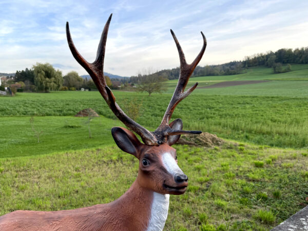 Hirsch als Gartendeko, 115 cm hoch 11