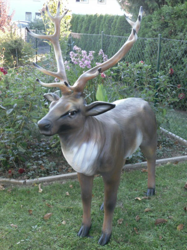 Deko Hirschfigur für den Garten, 160 cm hoch