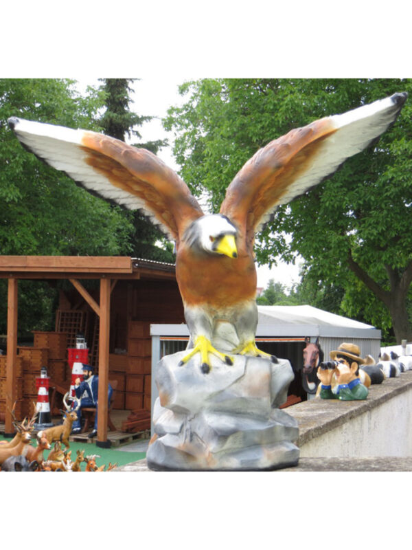 Grosser Deko Adler mit ausgebreiteten Schwingen, 115 cm breit