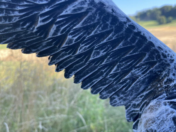 Gartendekofigur Adler mit Jungem in Betonoptik, 54 cm hoch 11