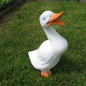 Deko Ente für den Garten, 38 cm hoch