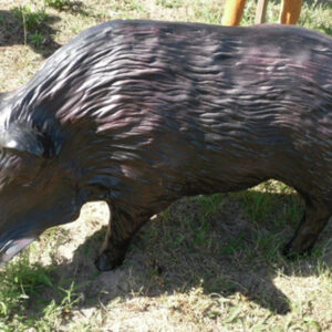 Gartenfigur Deko Wildschwein, Bache, 95 cm lang 1