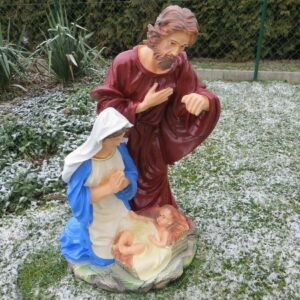 Krippenfiguren Krippenbild Maria, Josef, Jesus, 80 cm hoch 1