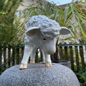 Krippenfiguren 4 Schafe passend zur Krippe 80cm hoch 3