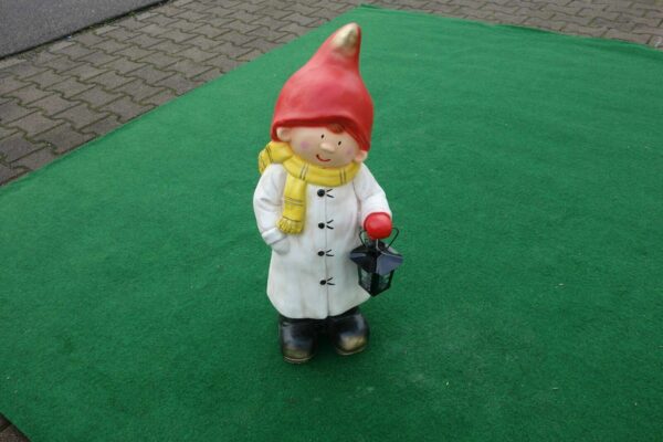 Weihnachtsdeko Dänischer Junge mit Laterne beleuchtet, 68cm 5