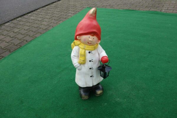 Weihnachtsdeko Dänischer Junge mit Laterne beleuchtet, 68cm 4