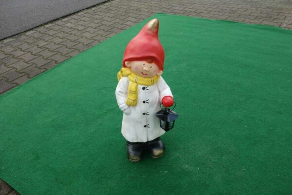 Weihnachtsdeko Dänischer Junge mit Laterne beleuchtet, 68cm 3