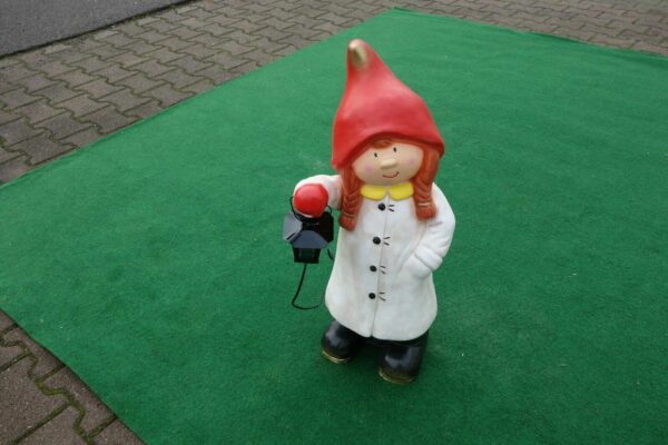 Weihnachtsdeko beleuchtet, Dänisches Mädchen mit Laterne, 68cm 5