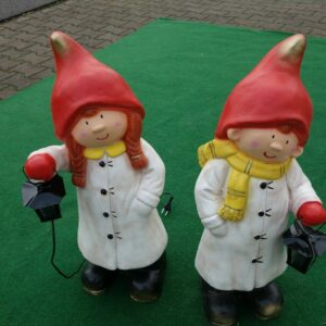 Weihnachtsdeko beleuchtet, Dänisches Mädchen mit Laterne, 68cm 6