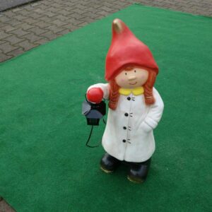 Dekofigur Weihnachten Dänisches Mädchen mit Solarlicht, 68cm 3