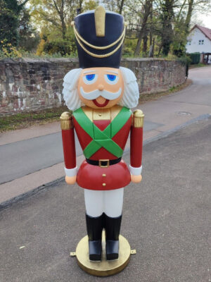 XXL Nussknacker Weihnachtsfigur, 180 cm hoch